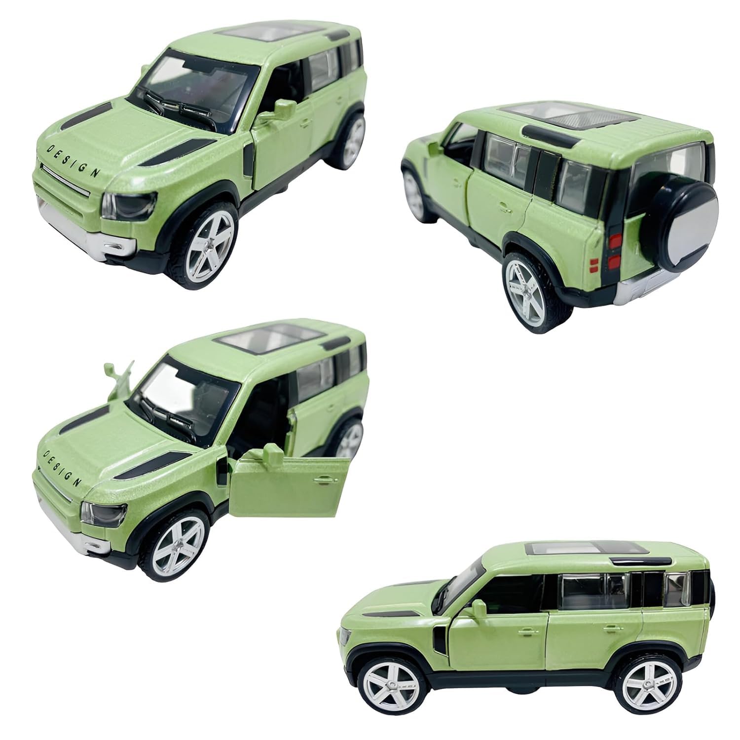 Cube Play Land Rover Defender 1:43 Diecast Model with Openable